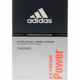 adidas  Extreme Power Mens Aftershave Face Care Lotion After Shave 100ml Splash