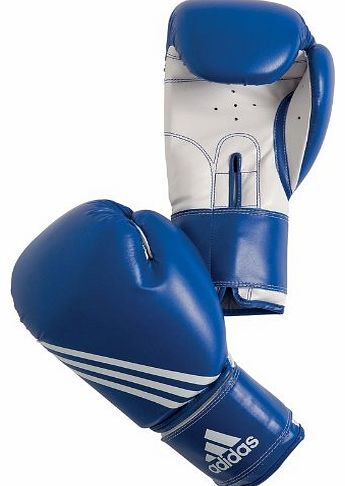 adidas  Training Boxing Gloves , Blue/White, 16oz