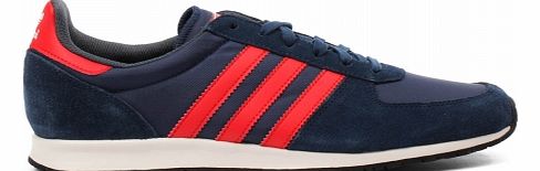 Adistar Racer Navy/Red Suede Trainers