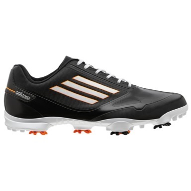 adiZero One Golf Shoes Black/White/Zest