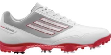 Adidas adiZero One Golf Shoes White/Grey/Red
