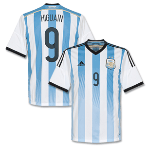Argentina Home Higuain Shirt 2014 2015