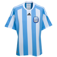 Adidas Argentina Home Shirt 2009/10 with Di Maria 7