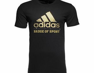 Adidas Badge of Sport S/S Climalite T-Shirt Black