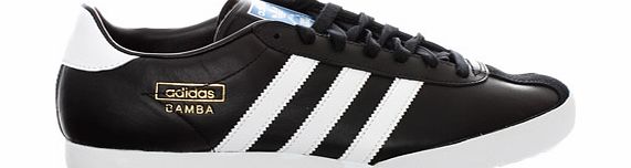 Adidas Bamba Black/White Leather Trainers