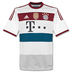 Adidas Bayern Munich Away Shirt 2014 2015 Inc Club