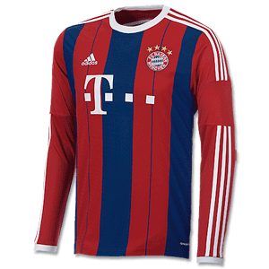 Adidas Bayern Munich Home L/S Shirt 2014 2015