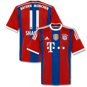 Bayern Munich Home Shaqiri Shirt 2014 2015 inc