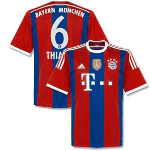 Bayern Munich Home Thiago Shirt 2014 2015 inc