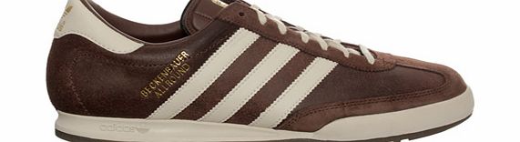 Adidas Beckenbauer Brown Leather Trainers