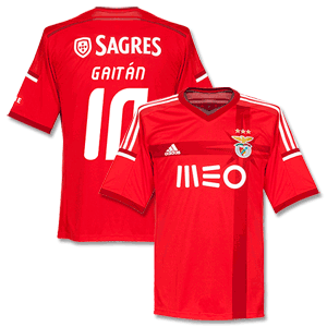 Adidas Benfica Home Gaitan Shirt 2014 2015 (Fan Style