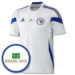 Adidas Bosnia Away Shirt 2014 2015 Inc Free Brazil 2014