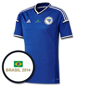 Bosnia Home Shirt 2014 2015 Inc Free Brazil 2014