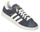 Campus II Navy/White Suede Trainers