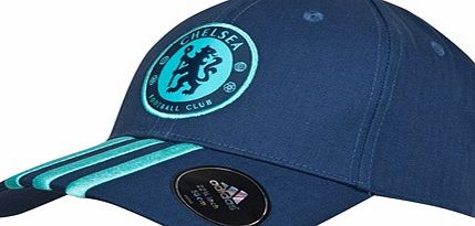 Adidas Chelsea 3 Stripe Cap Blue AH5727