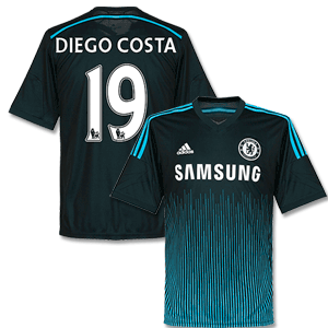 Adidas Chelsea 3rd Diego Costa 19 Shirt 2014 2015 (PS