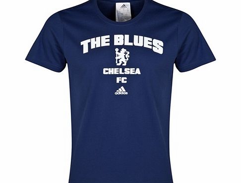 Adidas Chelsea Adidas The Blues T-Shirt Navy M34957-NAVY