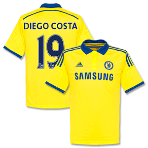 Adidas Chelsea Away Diego Costa No.19 Away Shirt 2014