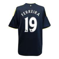 Adidas Chelsea Away Shirt 2009/10 with Ferreira 19