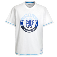 Adidas Chelsea Graded T-Shirt - White - Boys.