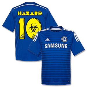 Adidas Chelsea Home Hazard Shirt 2014 2015 (Sign Style