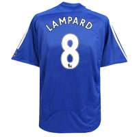 Adidas Chelsea Home Shirt 2006/08 - Kids with Lampard 8
