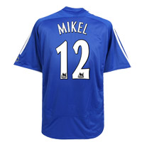 Adidas Chelsea Home Shirt 2006/08 - Kids with Mikel 12