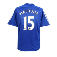 Adidas Chelsea Home Shirt 2006/08 with Malouda 15