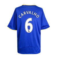 Adidas Chelsea Home Shirt 2008/09 with Carvalho 6