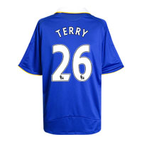 Chelsea Home Shirt 2008/09 with Terry 26 printing.