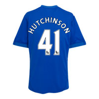 Adidas Chelsea Home Shirt 2009/10 with Hutchinson 41