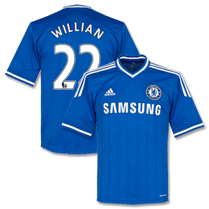 Adidas Chelsea Home Shirt 2013 2014   Willian 22