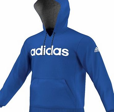 Adidas Chelsea Linear 3 Stripe Hoodie Blue AB6274