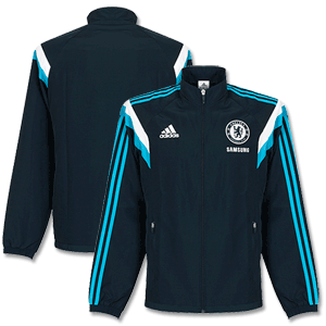 Adidas Chelsea Navy Blue Presentation Jacket 2014 2015