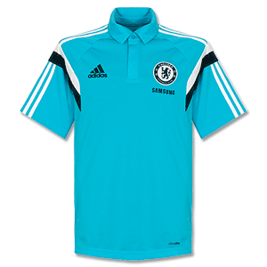 Adidas Chelsea Sky Blue Polo Shirt 2014 2015