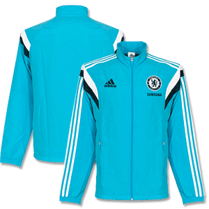 Adidas Chelsea Sky Blue Presentation Jacket 2014 2015