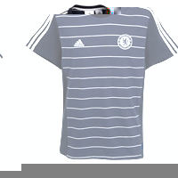 Adidas Chelsea Style T-Shirt - Dark Navy-White/White.