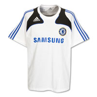 Adidas Chelsea T-Shirt - White/Reflex Blue - Kids.
