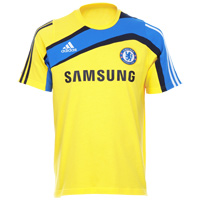 Adidas Chelsea Training T-Shirt - Neon Yellow/Reflex