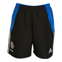 Adidas Chelsea Woven Short - Black/Reflex Blue/White.