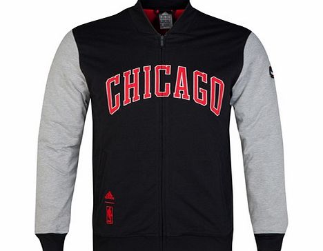 Adidas Chicago Bulls Washed Letterman jacket Black F96419