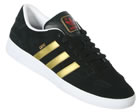 Adidas Ciero Low ST Black/Gold Suede Trainers
