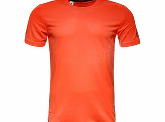 Adidas Climachill S/S T-Shirt Orange/Black