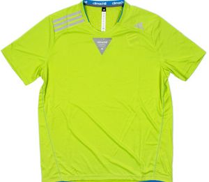 Adidas Climachill S/S T-Shirt Solar Slime/Solar Blue