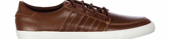 Adidas Court Deck Vulc Lo Brown Leather Trainers
