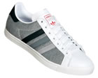 Court Star Grey/White Material Trainers