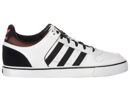 Culver Vulc White/Black Leather Trainers