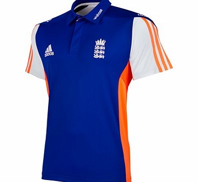 Adidas England Cricket Polo Royal Blue S14409