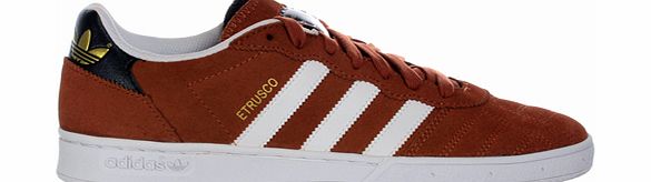 Etrusco Brown/White Suede Trainers
