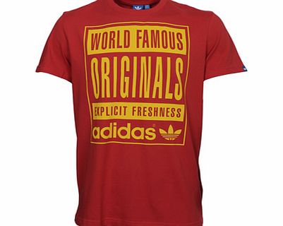 Adidas Explicit Freshness Red/Yellow Printed